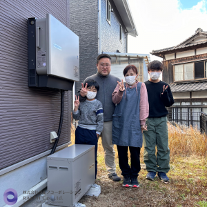 佐世保市にて蓄電システムを設置しました！